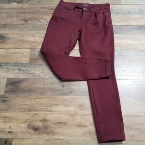 NYDJ Not Your Daughter's Jeans Ami Skinny Legging Burgundy Denim Jeans 4